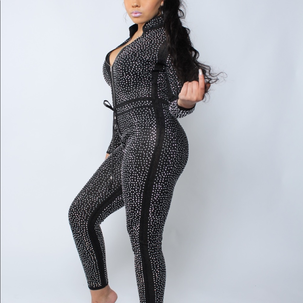 Rhinestone Jumpsuit